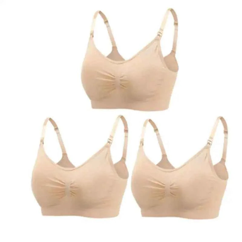 1/3pcs Breastfeeding Bras Maternity Nursing Bra for Feeding Nursing Underwear Clothes for Pregnant Women Wirefree Breathable Bra