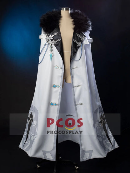Game Genshin Impact Fatui Cosplay Costume Doctor Arlecchino The Captain Pantalone Marionette Colombina Cloak Halloween C07575