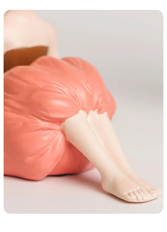 Bubble Gum Rabbit Girl Figurines, Modern Home Decoration,Party Decor, Sweet Gift for Girl,Lovely Room Ornaments,Birthday Present SS69