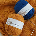 100% Merino Wool Yarn 500g Fine Count Anti-Static for Knitting