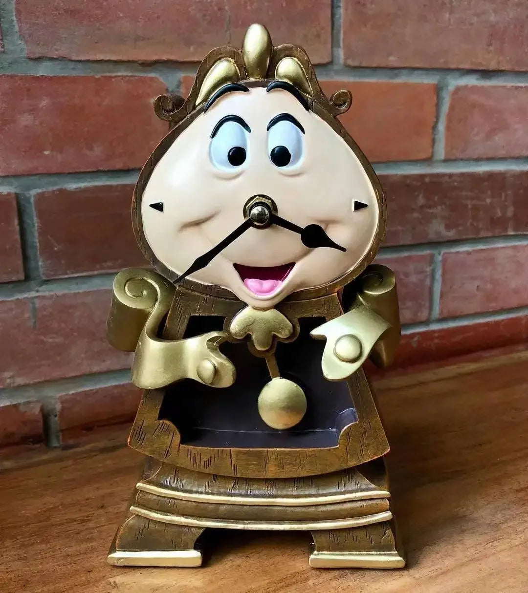 Disney Beauty and the Beast Cogsworth Desk Clock Night Light