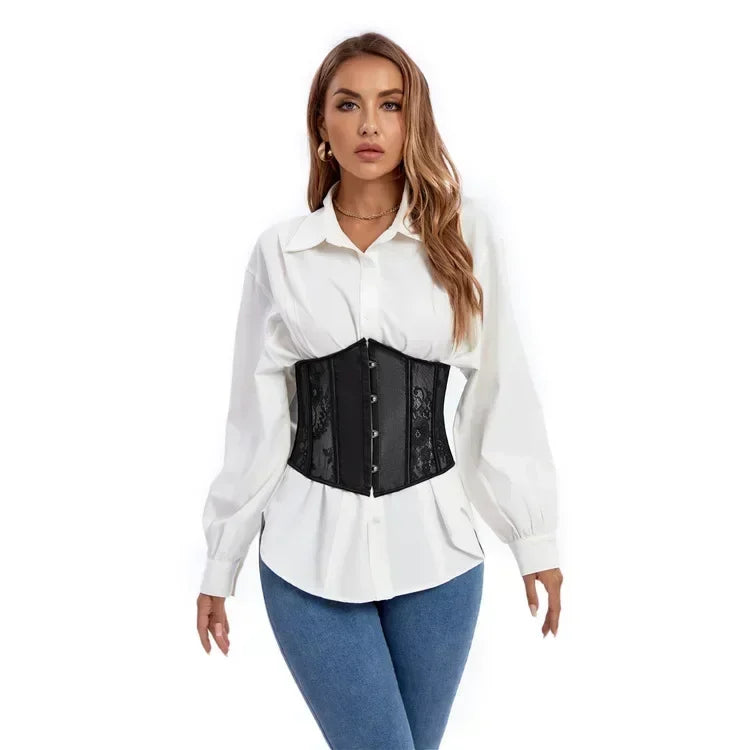 Sexy Lolita Corset Shaper Ladies Slimming Bandage Corsets Underbust Bustier Top Women Lingerie Elegant Streetwear Clothes Blusas SS69