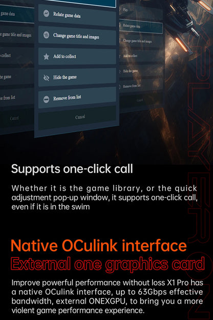 OneXPlayer X1 PRO AMD Ryzen AI 9 HX 370 /8840U PC Game Console 3 IN 1 Laptop Tablet 10.95 Inch 120 Hz AI CPU Computer Controller SS69