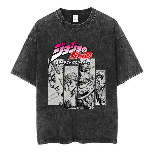 SS69 Men's Jojo Bizarre Adventure Killer Queen Graphic T-Shirt Cotton Tee
