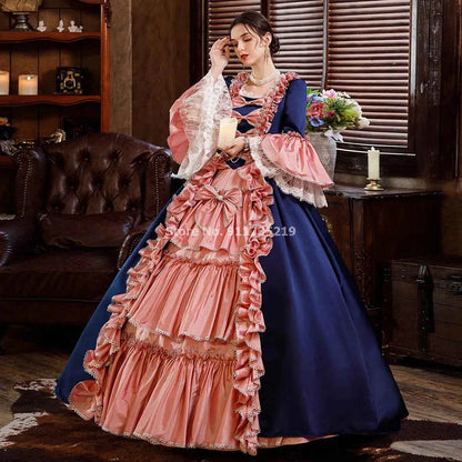 New Victorian Masquerade Ball Gown for Women, 18th Century, Marie Antoinette Costume, Historical Theater Clothing, Party Dress