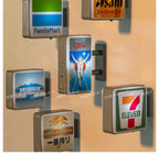 Dotonbori Glico 711 Lake Kawaguchi-ko Lawson Store Sign Lightboard Photo Spot Fridge Magnet Sticker Decoration254
