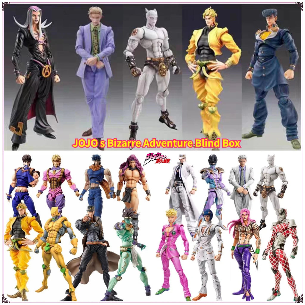 JOJO s Bizarre Adventure Blind Box Figure 3 9cm 10 30cm Anime Collectible Model Toy Random Surprise Gift PVC Figurine for Fans