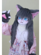 Furry Kigurumi Animal Cosplay Mask - Polyester Costume Head