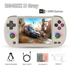 ANBERNIC RG40XX H Handheld Game Console Linux 64-bit System 4.0 inch IPS 3200mAh Retro Video Gaming Console 64G 5000+ Games Gift SS69 122.69 Gray 64GB
