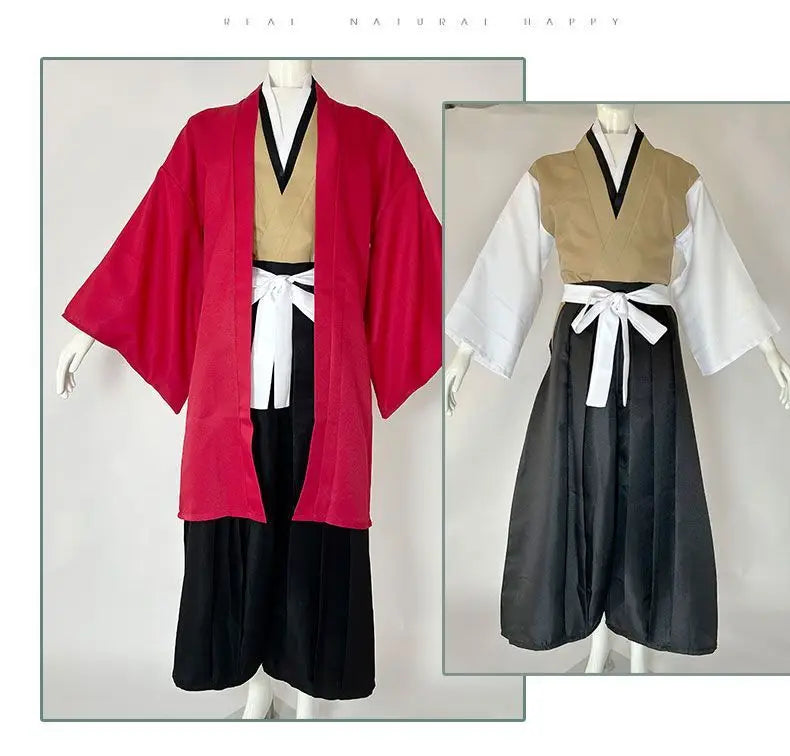 Anime Tsugikuni Yoriichi Cosplay Costume Wig Halloween Party Kimono