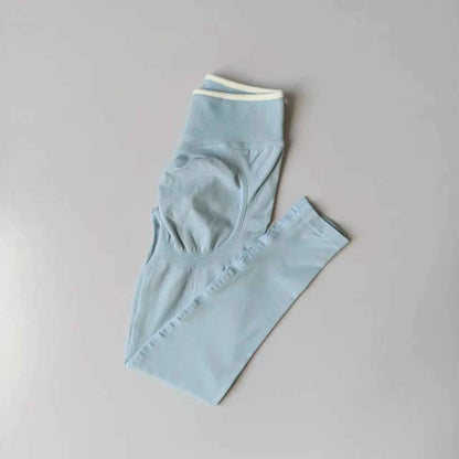 Seamless High Waist Yoga Pants Women Tummy Control Leggings Stretchy Soft Workout Running Leggings Comfortable Gym Sports Tights