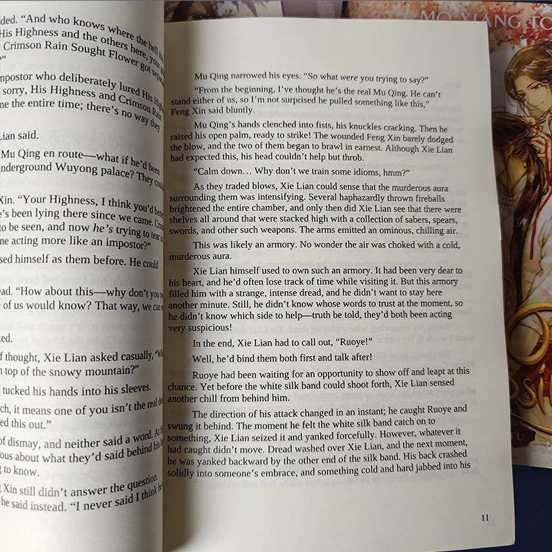 Vol.1-8 Tian Guan Ci Fu manga books in English Novel heaven official's blessings book Comic Book 1/2/4 book optionall SS69