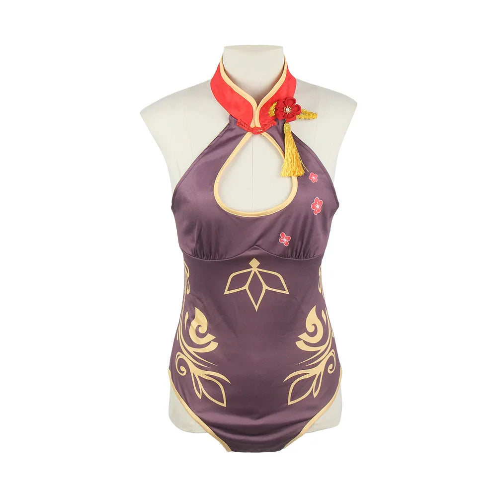 Genshin Impact Cosplay Swimsuit Miss Hina Lisa Hutao Raiden Shogun Sexy Bikini Women Anime Cosplay Costume