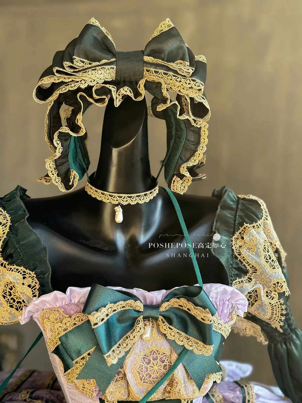 The Little Mermaid's Tears Younger Girls Party Wedding Dress Handmade Wedding Costume for Girls Lolita Girls Bridesmaid Dress