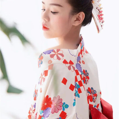 Fashion National Trends Women Sexy Kimono Yukata Dress With Obi Novelty Evening Dress Japanese Cosplay Costume Floral One Size