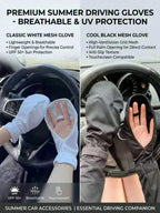Summer Ice Silk Arm Sleeves for Sun Protection - UPF 50+