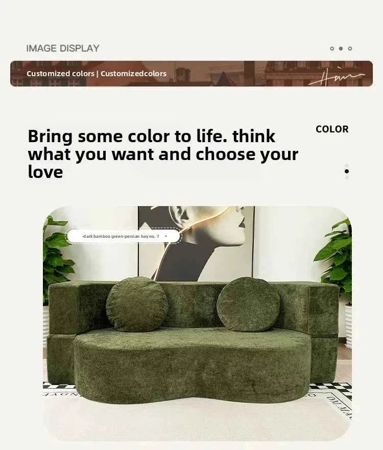Living Room Sofas Vacuum Compression Sofa Pure Sponge Single Multifunctional Foldable Special Shaped Sofa Bed Furniture