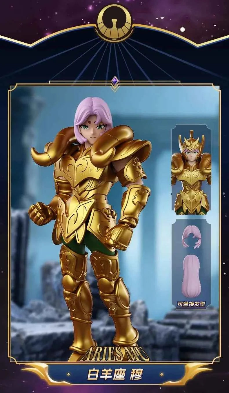New 100% Original Blokees Saint Seiya Galaxy Version Vol.3 Anime Action Figure Model Toy Birthday Christmas Gift