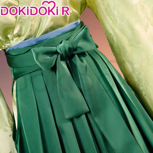 Maomao Cosplay Costume Anime The Apothecary Diaries × JR Kyoto DokiDoki-R Women Green Dress Mao Mao Kyoto Travel Cosplay