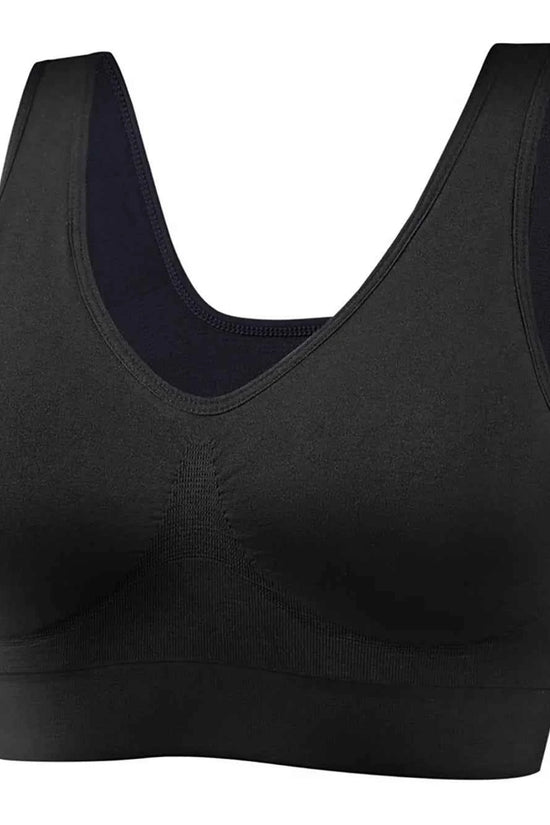 XL-5XL 4PCS Women Seamless Single Layer Camisole Bra Tops Sleep Yoga Sports Bras Tank Tops