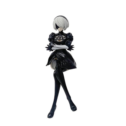 Nier Automata 2B A2 9S Sitting Position Game Figure Mechanical Lifeform Statue Collection Desktop Decoration  Toys Gifts SS69 20.69 A  no box