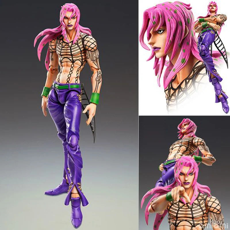 15cm Anime Jojo Bizarre Adventure Kujo Jotaro Dio Brando Diavolo Bruno Bucciarati Abbacchio Jolyne Cujoh Valentine Action Figure