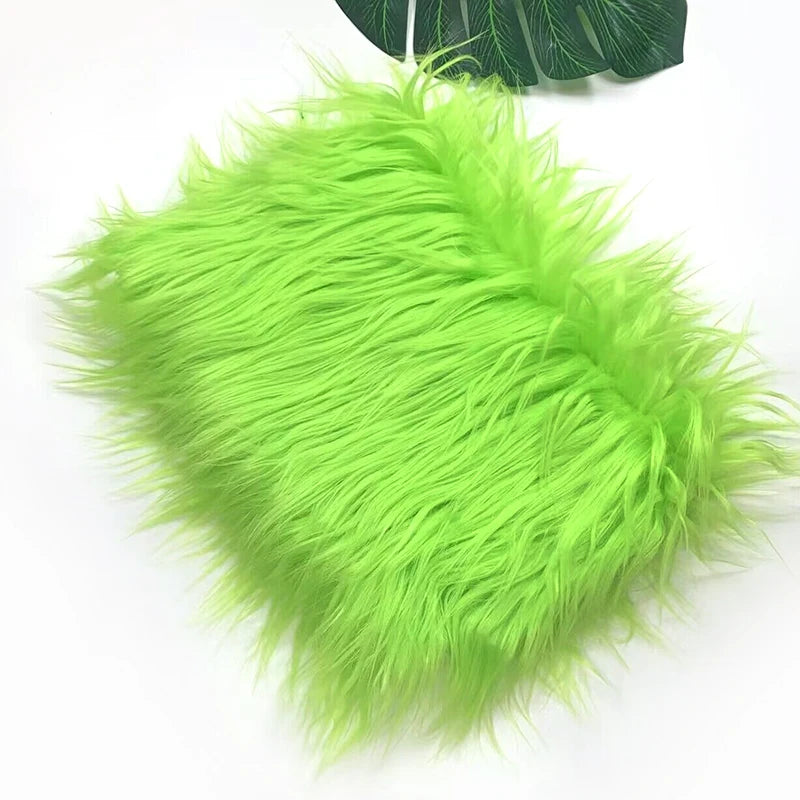 Faux Fur Fabric 8cm Long Pile Cosplay Patchwork Sheet