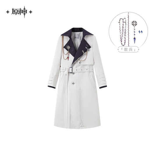 Genshin Impact Tartaglia Cosplay Windbreaker Unisex Polyester Jacket