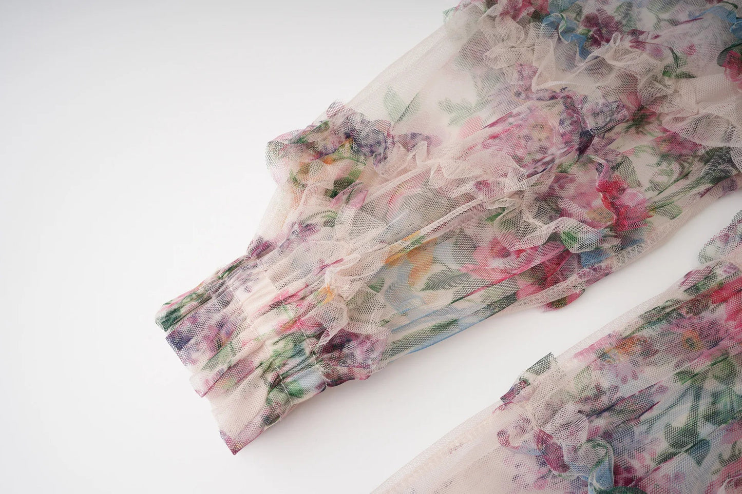 JAMERARY Fashion Floral Print Long Sleeve Maxi Dress For Women Summer Autumn Clothes Layers Ruffles Cake Dresses Evening SS69