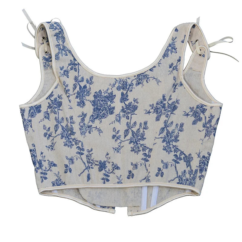 Lolita Corset Camisole Y2K Underbust Body Shaper Polyester Blend