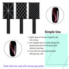 Nail Art Tools Cat Eye Magnetic Rod Powerful Heart-Shaped Magnet for Cateye Gel Polish Decoration SS69