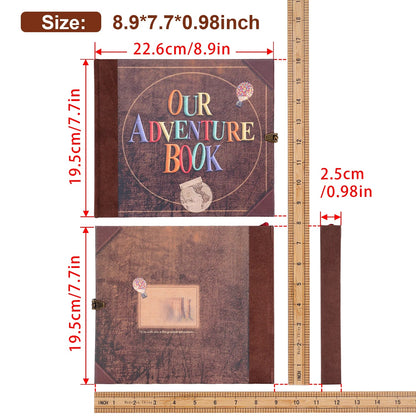 Our Adventure Book 146 Page DIY Handmade Photo Album Scrapbook Retro Kraft Album Anniversary Wedding Memory Mother's Day Gift SS69
