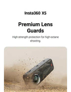 Insta360 X5 Lens Guard Protector Standard or Premium Tempered Glass For Insta 360 X5 Original Accessories
