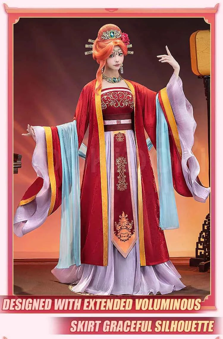 Gyokuyou Cosplay Costume Anime The Apothecary Diaries【XS-2XL】DokiDoki-R Women Red Dress Mao Mao Gyokuyou Cosplay Plus Size