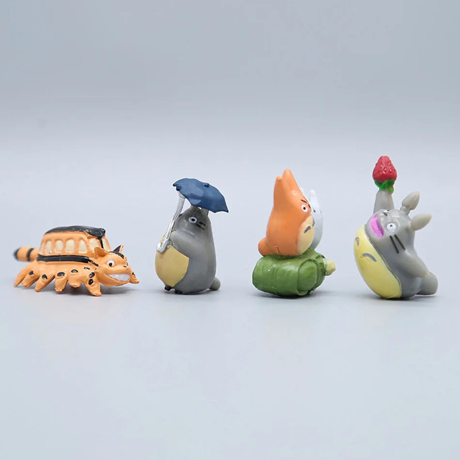 Totoro Mini Figure PVC 1-3cm Anime Micro Landscape Ornament