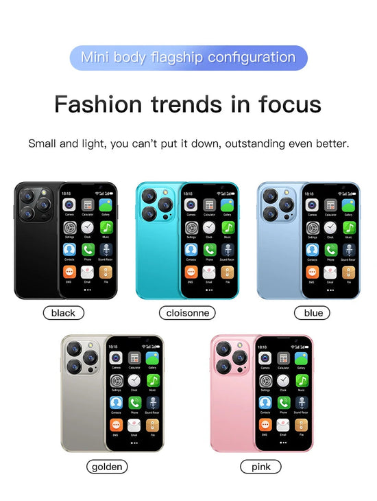 SERVO 16SE Mini Smartphone 16GB ROM Android 9.0 Wifi Dual SIM Standby Play Store 3G WCDMA 3.0