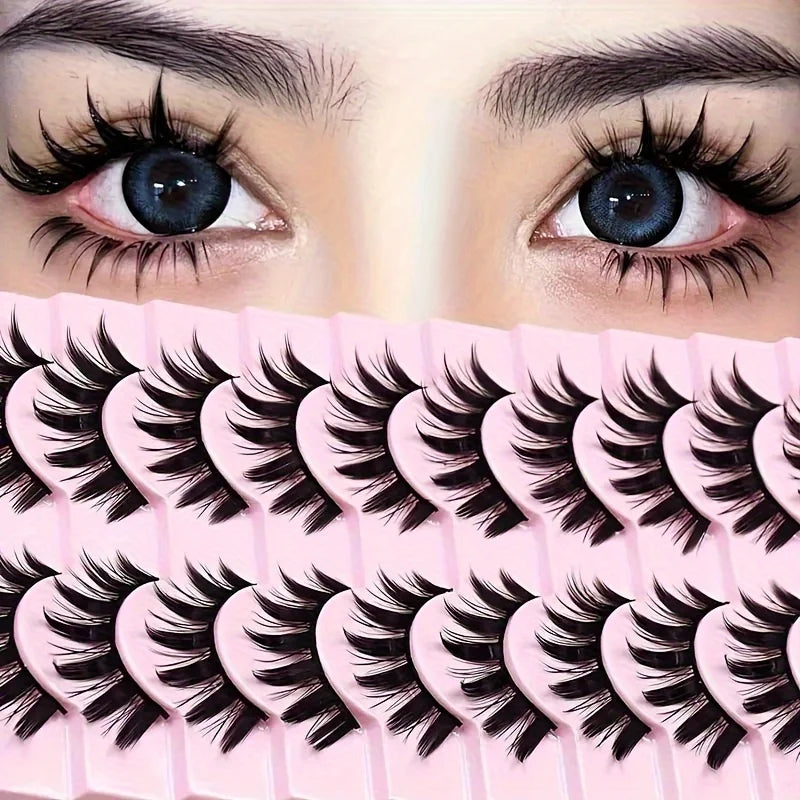 10 pairs of false eyelashes (10 pairs) SS69