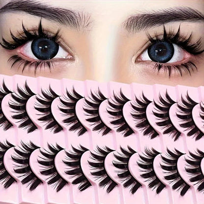 10 pairs of false eyelashes (10 pairs) SS69