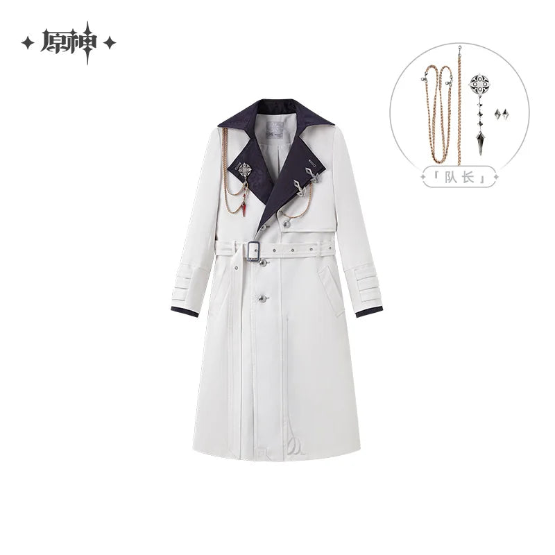 Genshin Impact Tartaglia Cosplay Windbreaker Jacket - Unisex Polyester