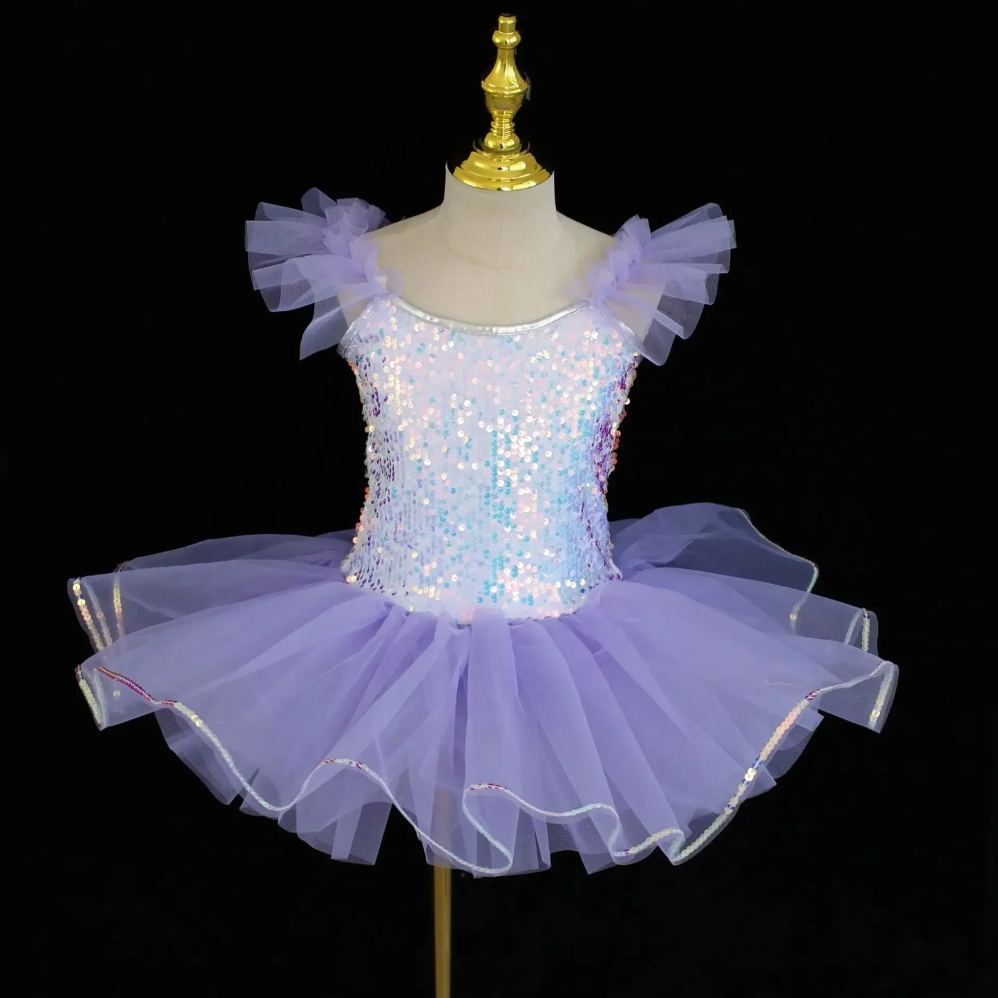 SS69 Girls Sleeveless Tiered Tutu Party Dress Summer Ball Gown Age 4-6Y