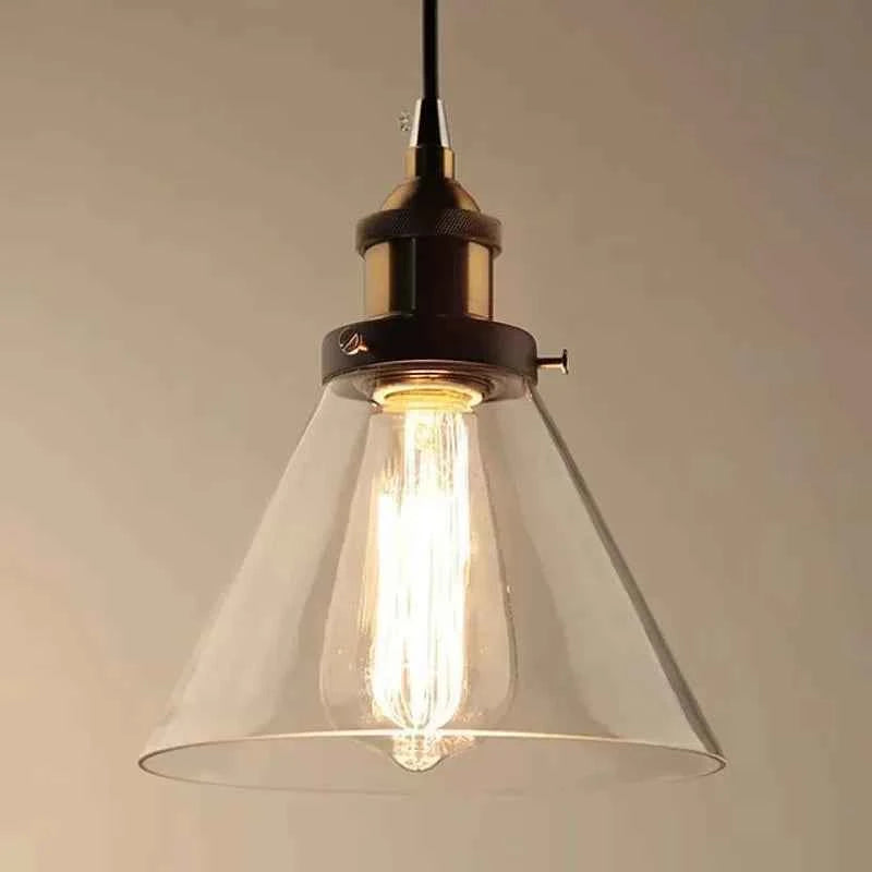 The Nordic Loft Modern Bedroom Pendant Lamp with Clear Gray Amber Vintage Pendant Lights Dining Glass Hanging Light Fixtures