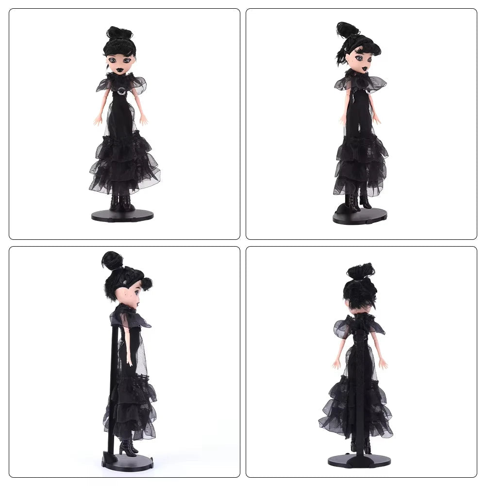 New Wednesday Addams Figure Cute Toy Addams Family Doll Room Decoration Model Children's Soothing Toys Birthday Christmas Gift SS69