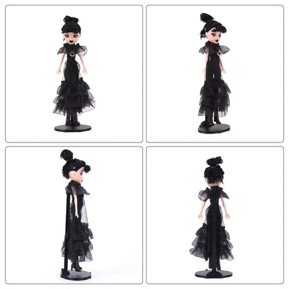 New Wednesday Addams Figure Cute Toy Addams Family Doll Room Decoration Model Children's Soothing Toys Birthday Christmas Gift SS69