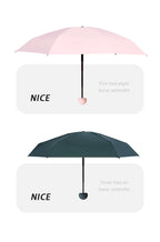 Mini Capsule Umbrella, Ultra-Light Sun Protection UV Blocking, Fashion Casual Basic Style, Manual Open, 6 Ribs Iron Frame