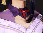 Raiden Shogun Cosplay Costume Set with Wig for Women