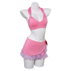 Tifa Lockhart Cosplay Bikini Set for Women - Polyester Swimsuit