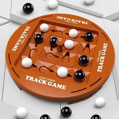 Marble Board Game Educational Strategy Orbit Logic Board Game 2 Player Fast Strategy Game Track Logic Board for Fun Family SS69