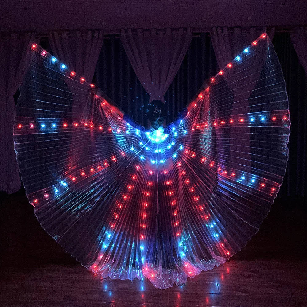LED Isis Wings for Belly Dance & Performance