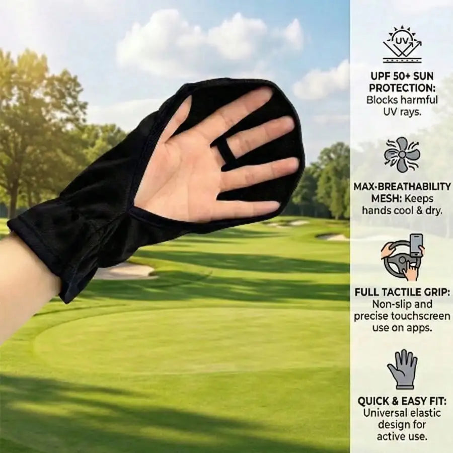 Summer Ice Silk Arm Sleeves for Sun Protection - UPF 50+
