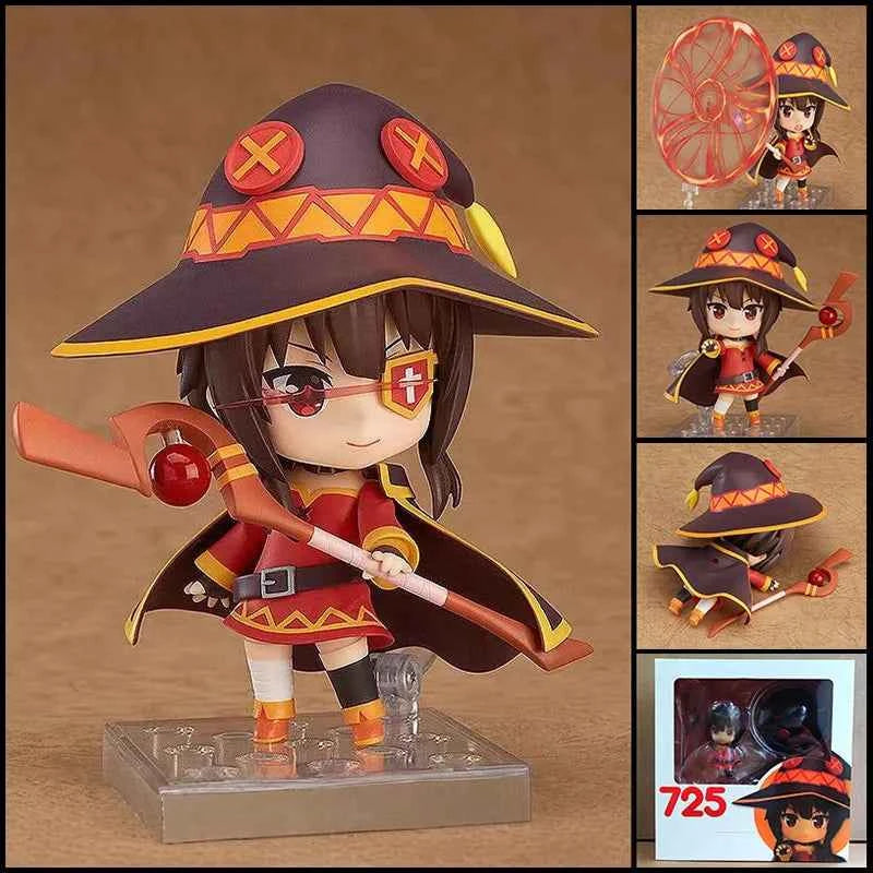 New Megumin Q Clay 725 Action Doll Collection Toy Model Gift Clay People Offer Blessings And Benefits To A Beautiful World